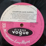 "Champion" Jack Dupree – Anthologie Du Blues  - Vinyl LP Record - Very-Good+ Quality (VG+) (verygoodplus)