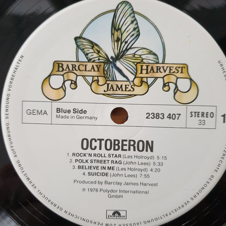 Barclay James Harvest ‎– Octoberon (Germany Pressing)  - Vinyl LP Record - Very-Good+ Quality (VG+) (verygoodplus)