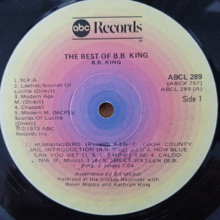 B.B. King – The Best Of B.B. King - Vinyl LP Record - Very-Good+ Quality (VG+) (verygoodplus)