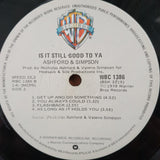 Ashford & Simpson – Is It Still Good To Ya - Vinyl LP Record - Very-Good+ Quality (VG+) (verygoodplus)