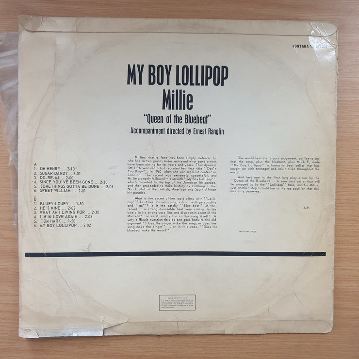 Millie Small – My Boy Lollipop - Vinyl LP Record - Very-Good+ Quality (VG+) (verygoodplus)  (D)