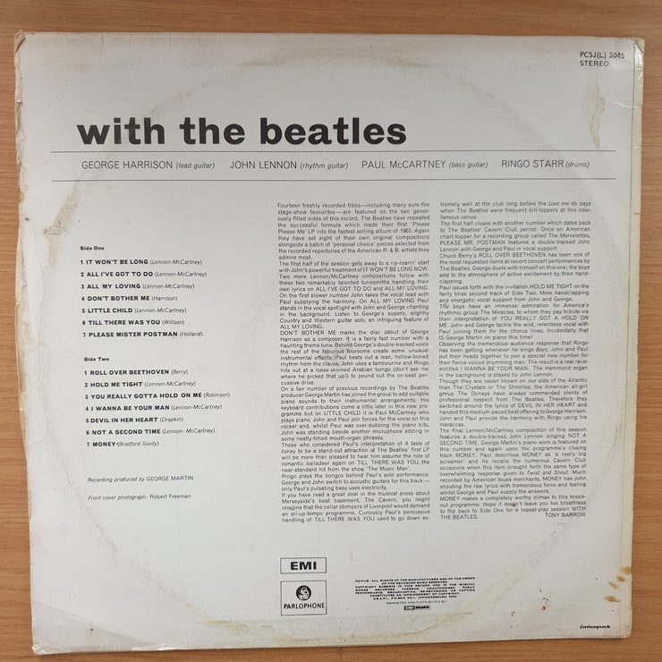 The Beatles – With The Beatles (Stereo) - Vinyl LP Record - Very-Good+ Quality (VG+) (verygoodplus)