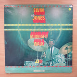 Elvin Jones – Midnight Walk ‎–  Vinyl LP Record - Very-Good- Quality (VG-)