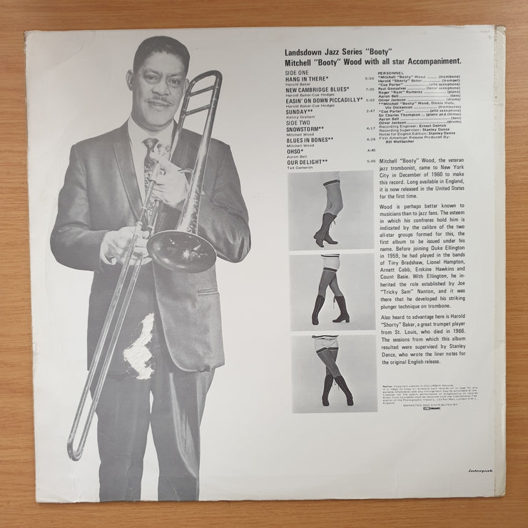 Booty - Mitchell "Booty" Wood - Vinyl LP Record - Very-Good Quality (VG)  (verry)