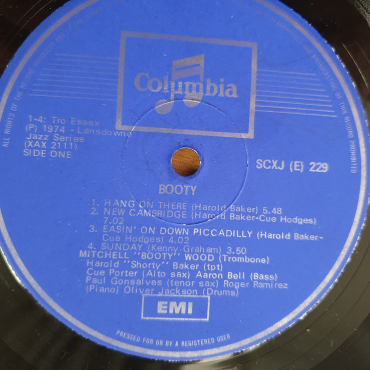 Booty - Mitchell "Booty" Wood - Vinyl LP Record - Very-Good Quality (VG)  (verry)