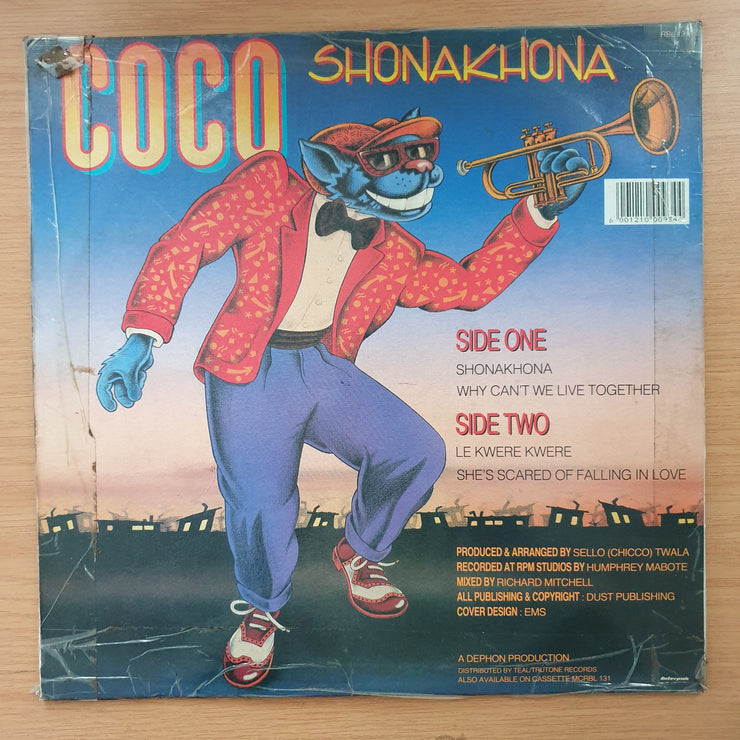 Coco  – Shonakhona  ‎– Vinyl LP Record - Fair Quality (Fair)