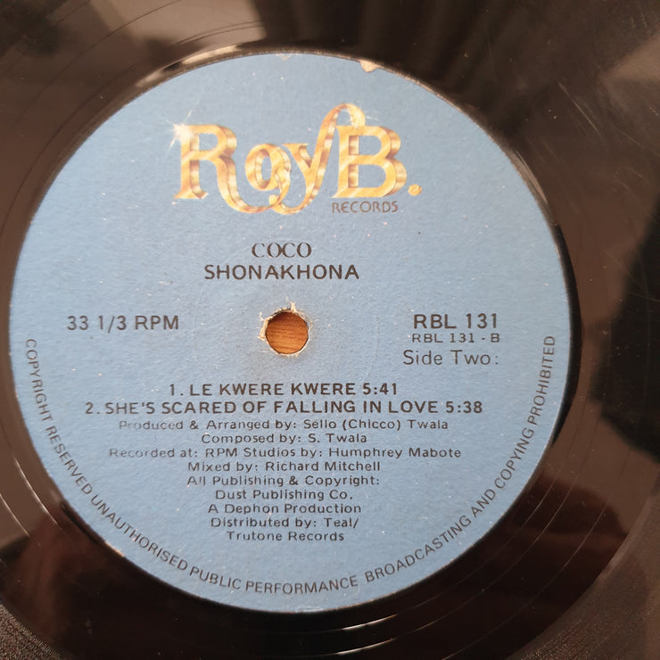 Coco  – Shonakhona  ‎– Vinyl LP Record - Fair Quality (Fair)