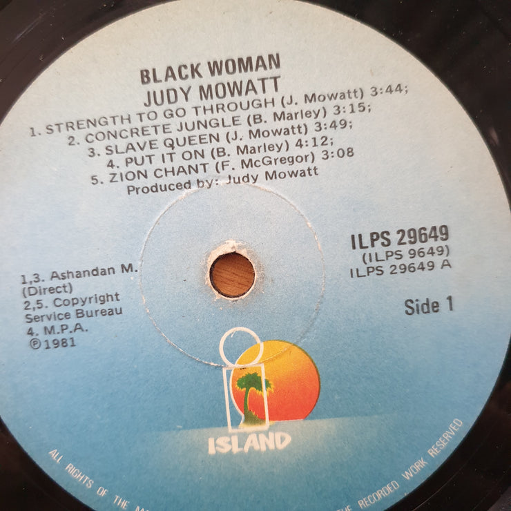 Judy Mowatt – Black Woman - Vinyl LP Record - Good+ Quality (G+) (gplus)