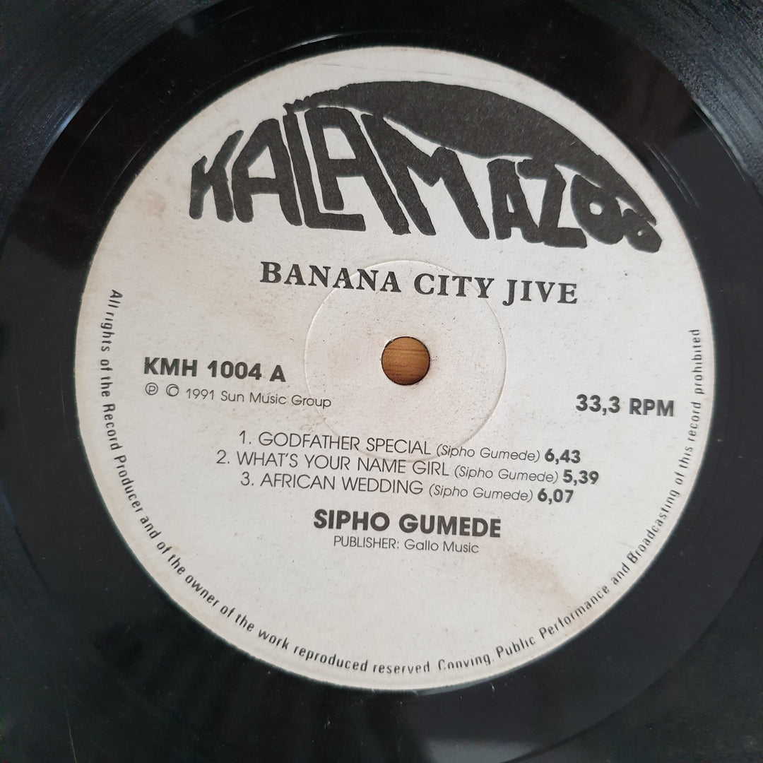 その他 Record Collection LP Sipho Gumede – Banana City Jive ‎– Vinyl LP Record - Fair Quality