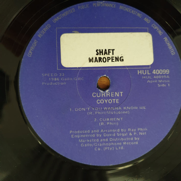 Coyote – Current (Very Rare) - Vinyl LP Record - Good+ Quality (G+) (gplus)