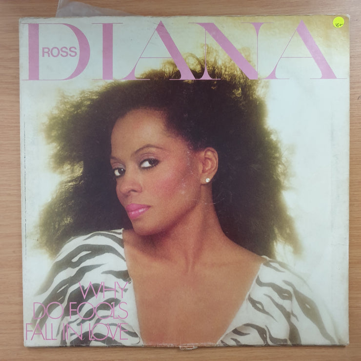 Diana Ross – Why Do Fools Fall In Love - Vinyl LP Record - Very-Good+ Quality (VG+) (verygoodplus)