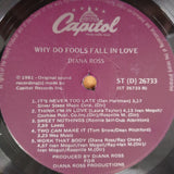 Diana Ross – Why Do Fools Fall In Love - Vinyl LP Record - Very-Good+ Quality (VG+) (verygoodplus)
