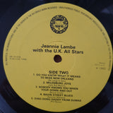 Jeanie Lambe With The U.K. All Stars – Blues & All That Jazz - Vinyl LP Record - Very-Good+ Quality (VG+) (verygoodplus)