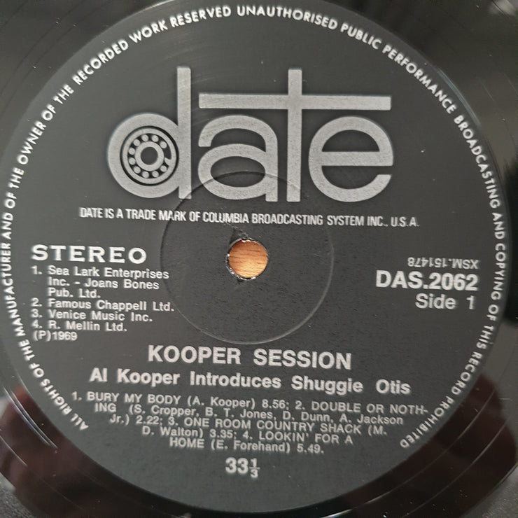 Al Kooper Introduces Shuggie Otis – Kooper Session - Vinyl LP Record - Very-Good+ (VG+)