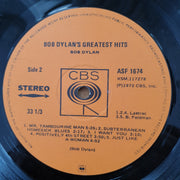 Bob Dylan ‎– Bob Dylan's Greatest Hits - Vinyl LP Record - Very-Good- Quality (VG-)
