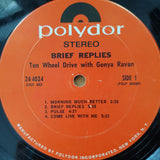 Ten Wheel Drive With Genya Ravan – Brief Replies - Vinyl LP Record - Good+ Quality (G+) (gplus)