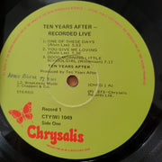 Ten Years After – Recorded Live -  Double Vinyl LP Record - Good+ Quality (G+) (gplus)