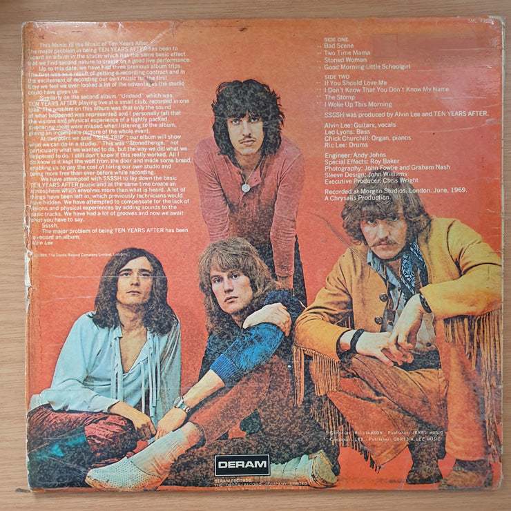 Ten Years After – Ssssh. - Vinyl LP Record  - Good Quality (G) (goood)