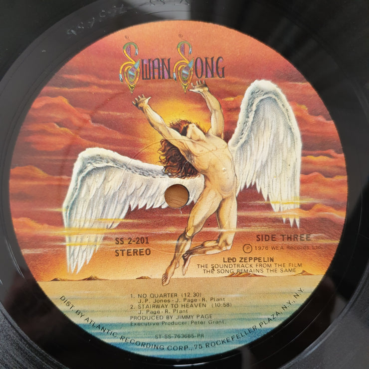 Led Zeppelin ‎– The Soundtrack From The Film The Song Remains The Same (US) - Double Vinyl LP Record - Very-Good+ Quality (VG+)