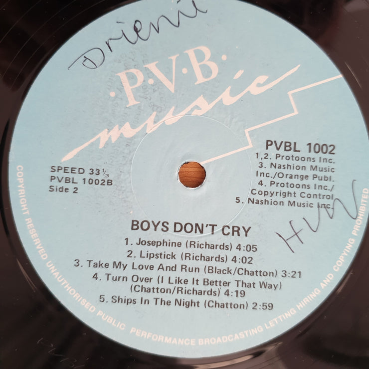 Boys Don't Cry – Boys Don't Cry - Vinyl LP Record - Very-Good+ Quality (VG+) (verygoodplus)