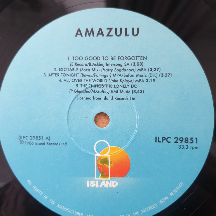Amazulu – Amazulu – Vinyl LP Record - Very-Good+ Quality (VG+) (verygoodplus)