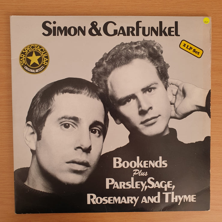 Simon & Garfunkel – Bookends Plus Parsley, Sage, Rosemary And Thyme - Double Vinyl LP Record - Very-Good+ Quality (VG+) (verygoodplus)