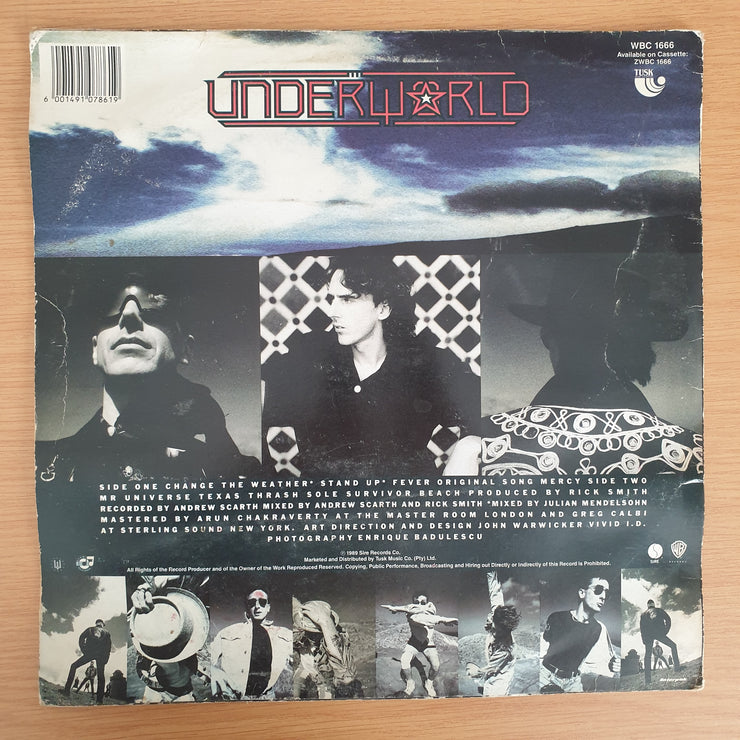 Underworld – Change The Weather  ‎– Vinyl LP Record - Very-Good+ Quality (VG+)