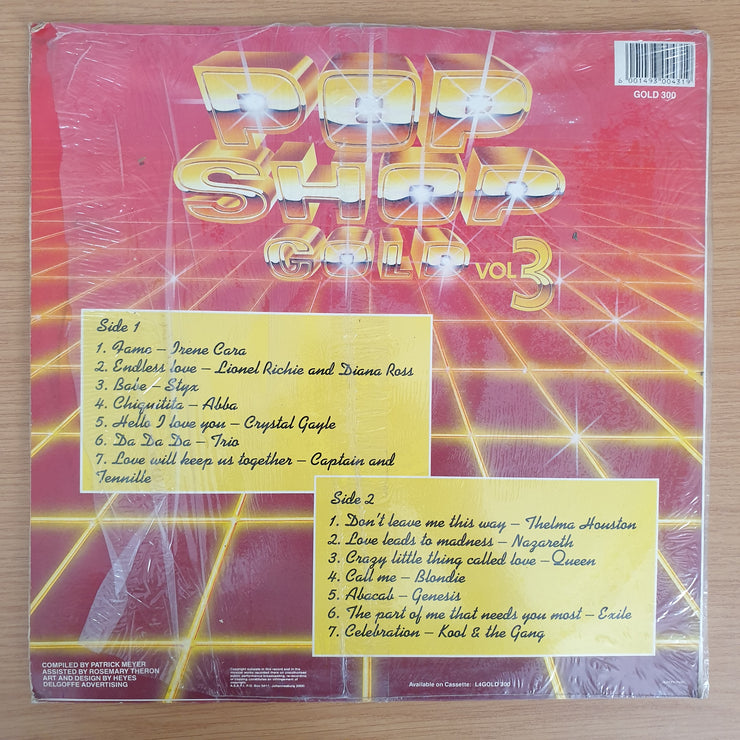 Pop Shop Gold - Volume 3 - Vinyl LP Record - Very-Good+ Quality (VG+) (verygoodplus)