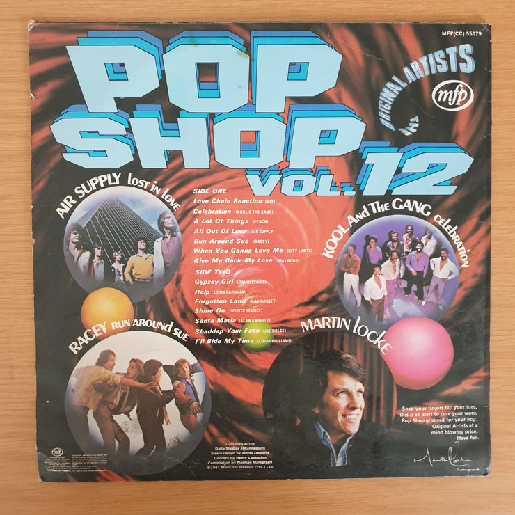 Pop Shop Vol 12 (Kool & the Gang etc...) - Vinyl LP Record - Very-Good Quality (VG) - C-Plan Audio