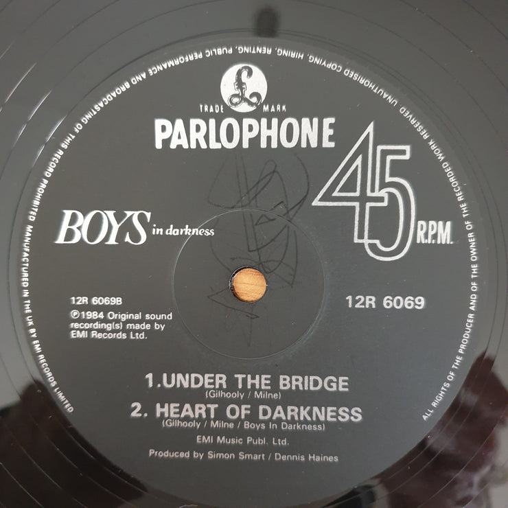 Boys In Darkness – Heart Of Darkness  ‎– Vinyl LP Record - Very-Good+ Quality (VG+)