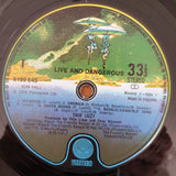 Thin Lizzy – Live And Dangerous (with original inner lyrics) (UK) ‎– Double Vinyl LP Record - Very-Good+ Quality (VG+)
