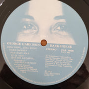 George Harrison ‎– Dark Horse (with Original Lyrics) (UK) - Vinyl LP  Record - Very-Good+ Quality (VG+)