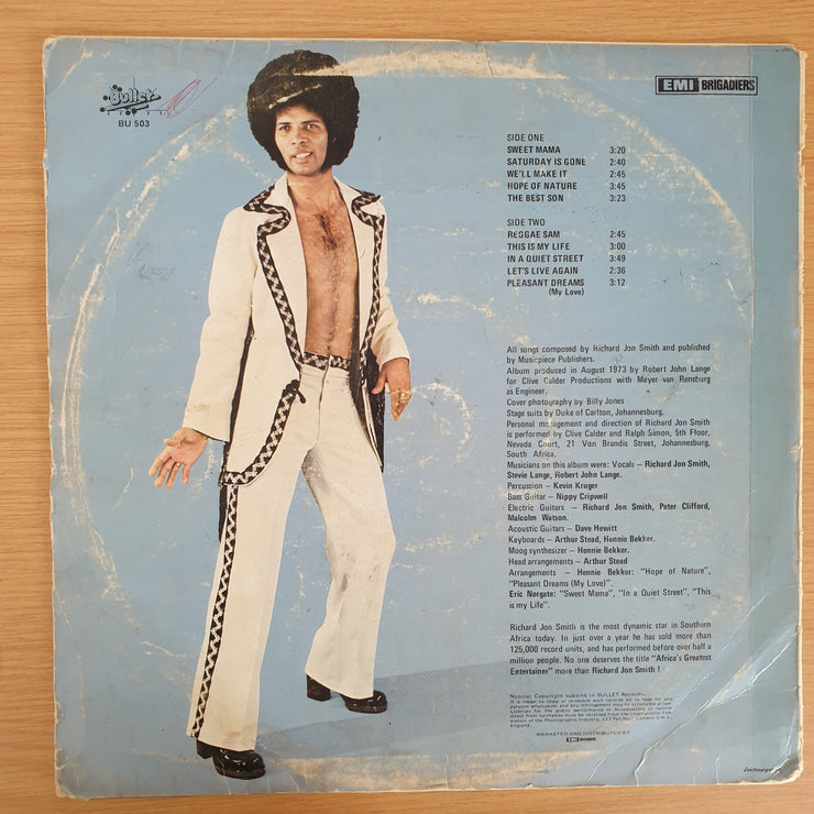 Richard Jon Smith ‎– Sweet Mama - Vinyl LP Record - Very-Good Quality (VG)