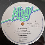 Vangelis – Hypothesis (UK) - Vinyl LP Record - Very-Good+ Quality (VG+)
