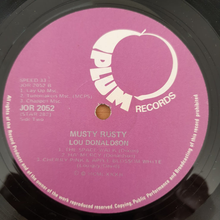 Lou Donaldson – Musty Rusty - Vinyl LP Record - Good+ Quality (G+) (gplus)