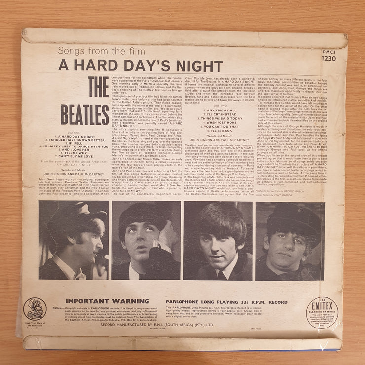 The Beatles – A Hard Day's Night (Mono) - Vinyl LP Record - Good+ Quality (G+) (gplus)