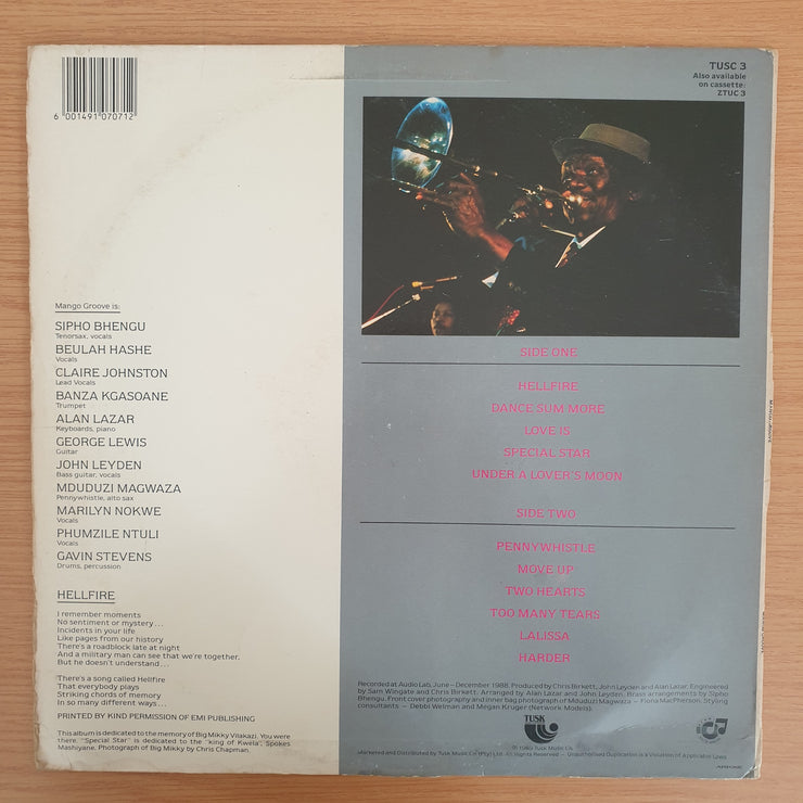 Mango Groove - Mango Groove  ‎– Vinyl LP Record - Fair Quality/Good+ (Fair/G+)