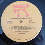 Oscar Peterson & Harry Edison – Oscar Peterson & Harry Edison - Vinyl LP Record - Very-Good+ Quality (VG+) (verygoodplus)