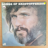 Kris Kristofferson ‎– Songs Of Kristofferson - Vinyl LP Record - Very-Good+ Quality (VG+) (verygoodplus)