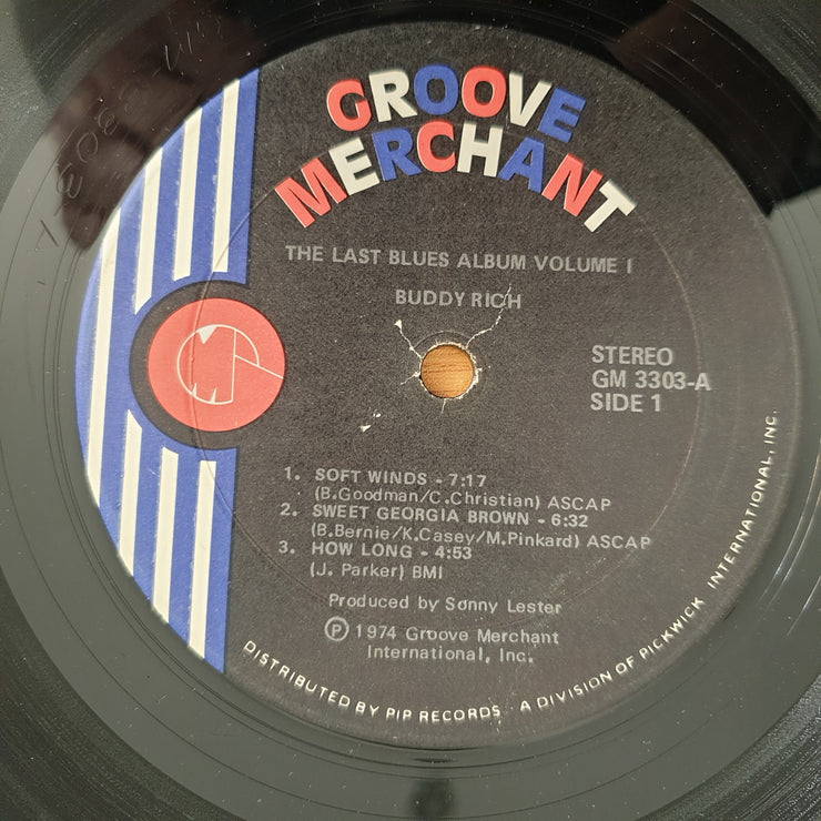 Buddy Rich – The Last Blues Album Volume 1 - Vinyl LP Record - Very-Good- Quality (VG-) (minus)