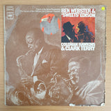 Ben Webster & 'Sweets' Edison / Coleman Hawkins & Clark Terry – Giants Of The Tenor Saxophone  - Vinyl LP Record - Very-Good Quality (VG/VG+)  (verry)