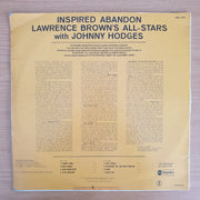 Lawrence Brown's All-Stars With Johnny Hodges – Inspired Abandon (ABCL) - Vinyl LP Record - Good+ Quality (G+) (gplus)