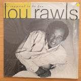Lou Rawls – It's Supposed To Be Fun - Vinyl LP Record - Very-Good- Quality (VG-) (minus)