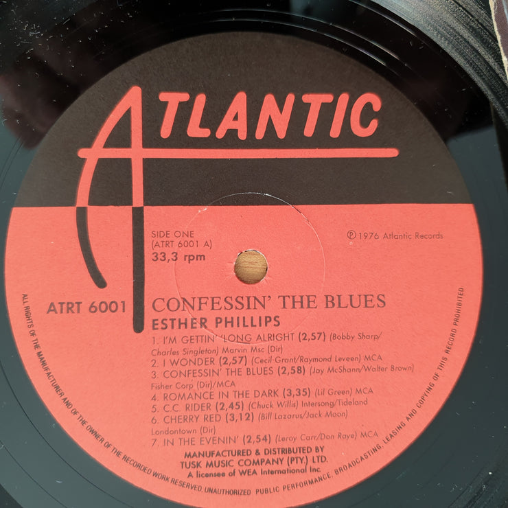 Esther Phillips – Confessin' The Blues - Vinyl LP Record - Very-Good+ Quality (VG+) (verygoodplus)