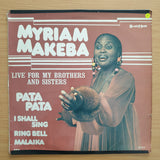Myriam Makeba – Live for my Brothers and Sisters ‎– Vinyl LP Record - Fair Quality (Fair)
