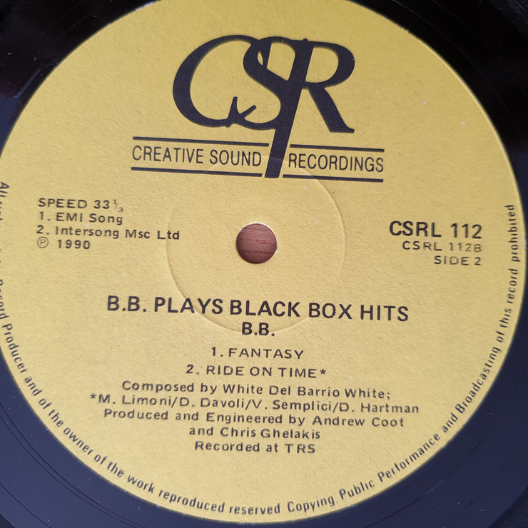 B.B – B.B Plays Black Box Hits  - Vinyl LP Record - Very-Good+ Quality (VG+) (verygoodplus) (D)