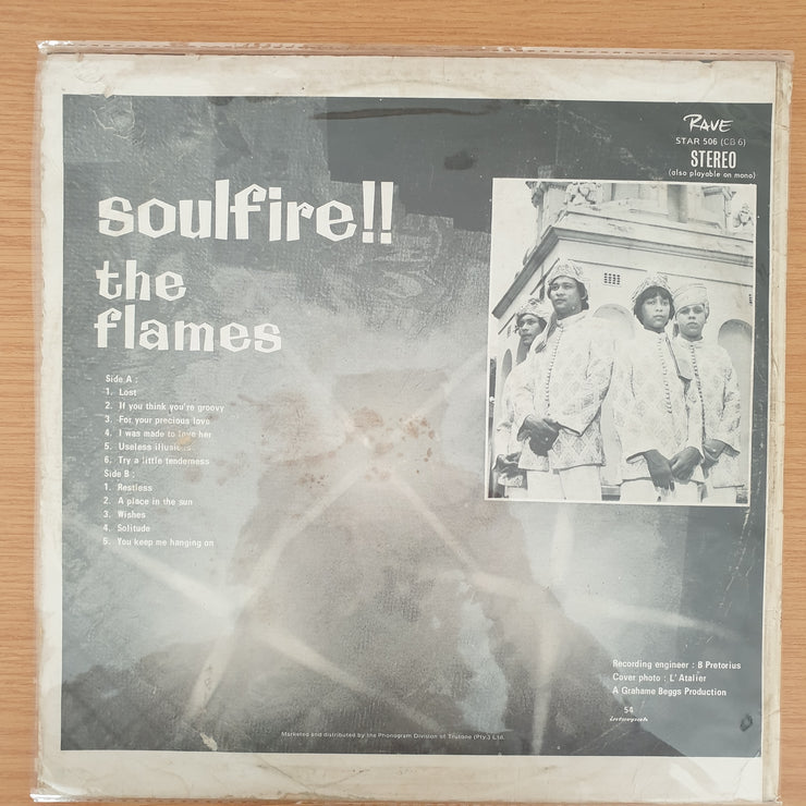The Flames ‎– Soulfire!! (STAR) – Vinyl LP Record  (VG+)