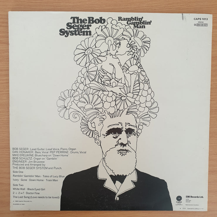 The Bob Seger System – Ramblin' Gamblin' Man (UK) - Vinyl LP Record - Very-Good+ Quality (VG+) (verygoodplus)