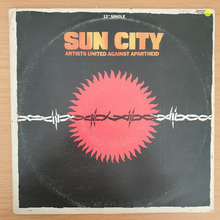 Sun City - Artists United Against Apartheid – Vinyl LP Record - Very-Good+ Quality (VG+) (verygoodplus)