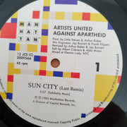 Sun City - Artists United Against Apartheid – Vinyl LP Record - Very-Good+ Quality (VG+) (verygoodplus)